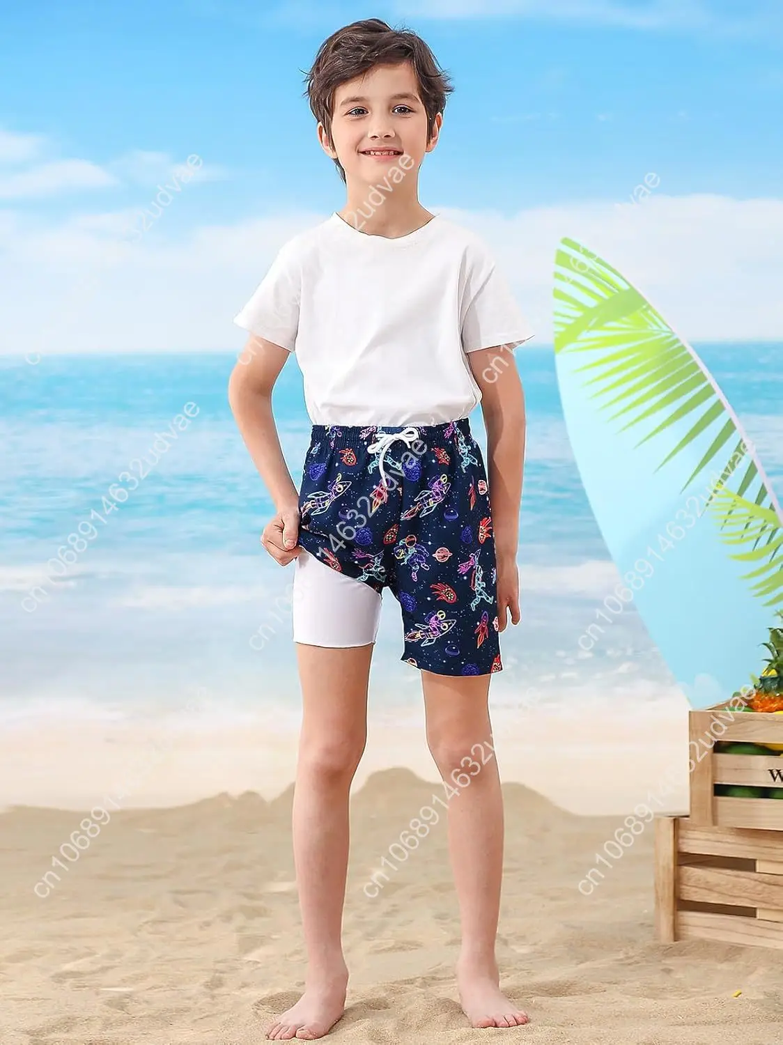 Little Boys Swim Trunks with B - огляд і ціна Swim Trunk Quick Dry